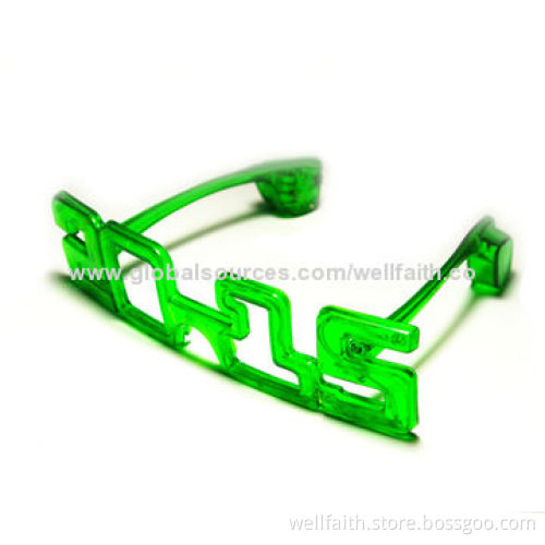 2015 Shaped Party LED Sunglasses for New Year Party with CE, RoHS MarksNew